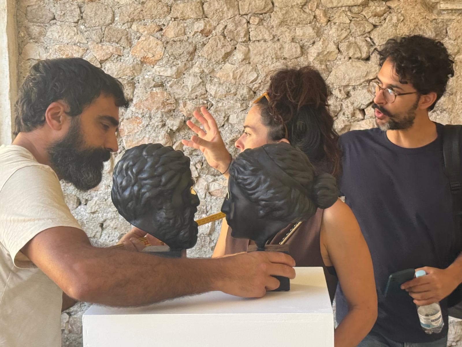 Veduta dell'allestimento della mostra ALCOVE.