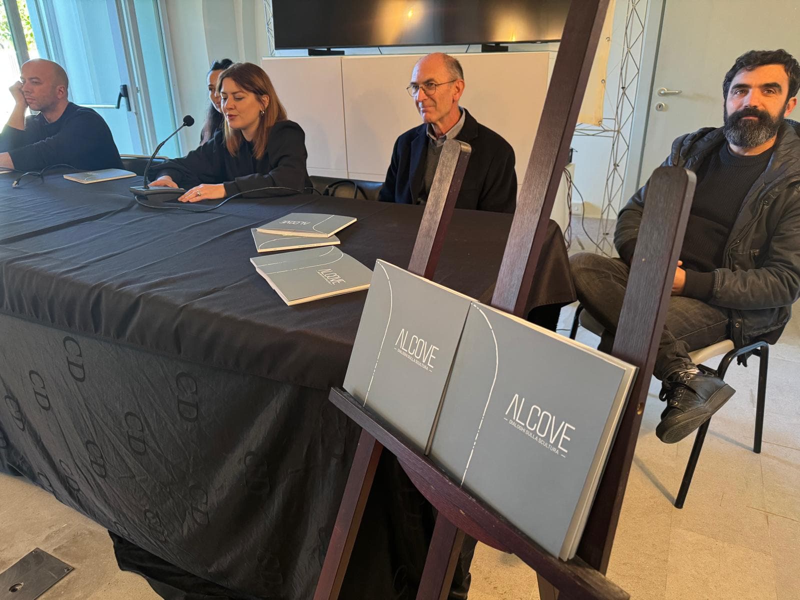 Veduta dell'allestimento della mostra ALCOVE al Museo della Città e del Territorio.