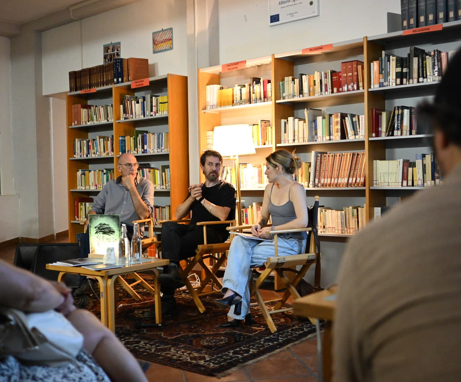 L'incontro con Francesco Petrone nella Biblioteca di Cori.
